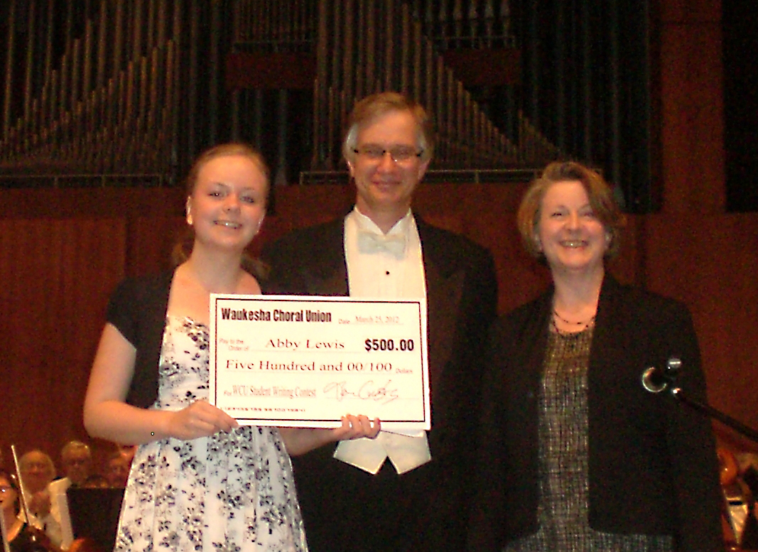 WCU Writing Contest Winner