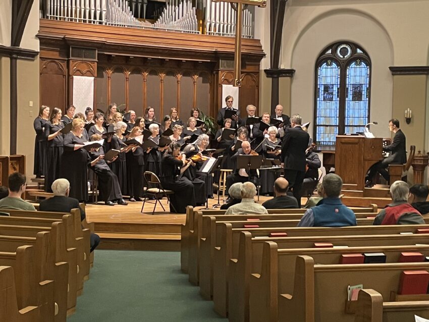 WCU performs "Classics for Chorus and Organ" on April 22, 2023 at First United Methodist Church